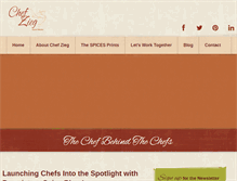 Tablet Screenshot of chefzieg.com